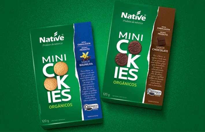 projeto Design Gráfico Embalagens Native Cookies - Pande