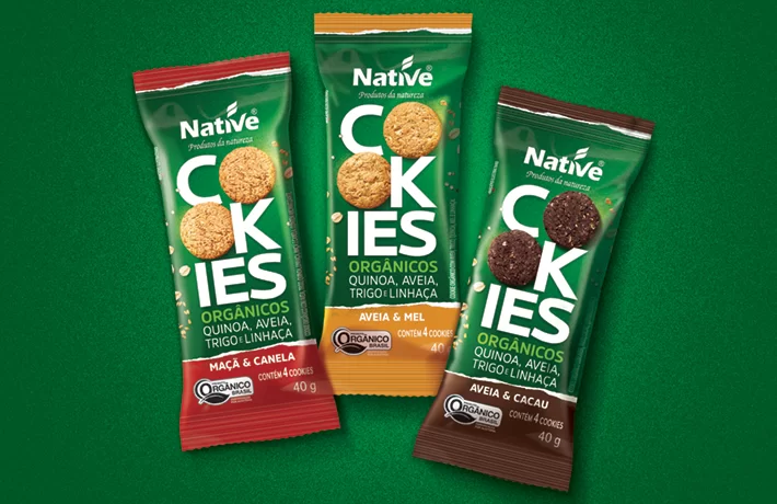projeto Design Gráfico Embalagens Native Cookies - Pande
