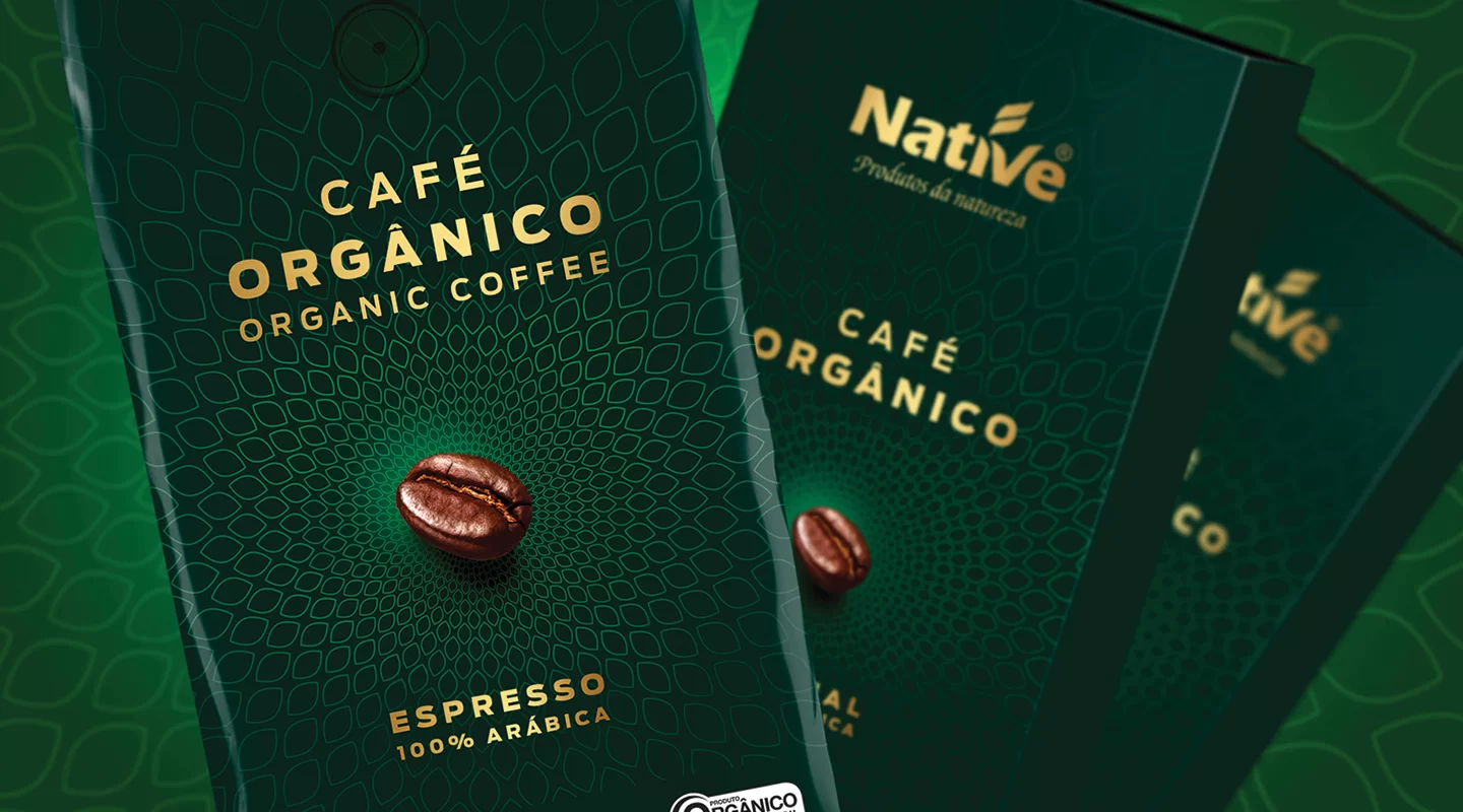 Projeto Identidade de linha de Produtos Native Café Orgânico - Pande
