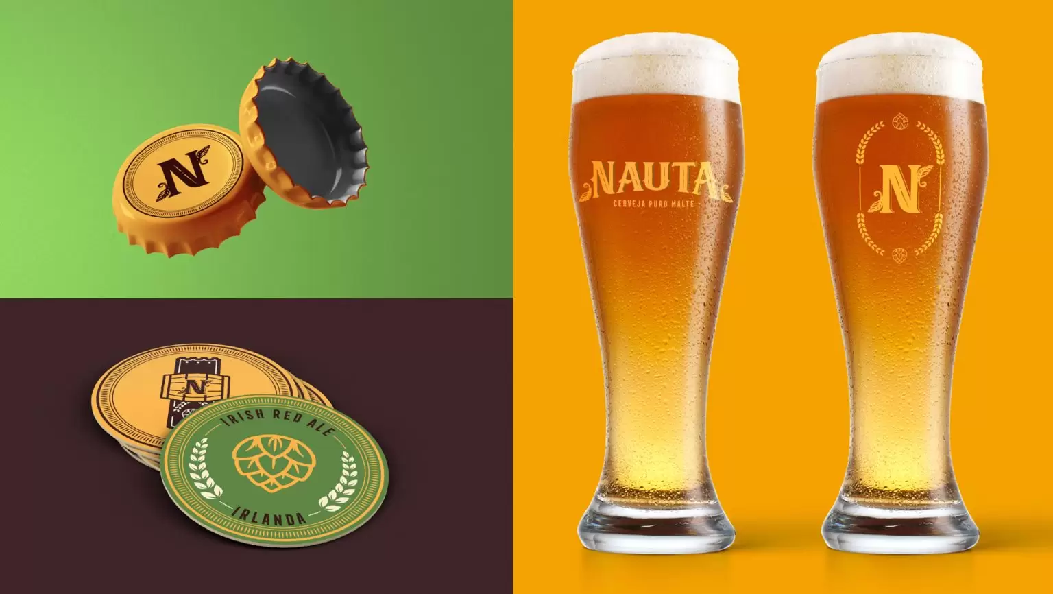 Projeto Design Gráfico Cerveja Nauta - Pande